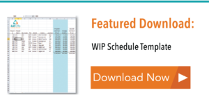 Download WIP Schedule Template