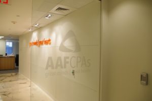 AAFCPAs Boston Office Entrance