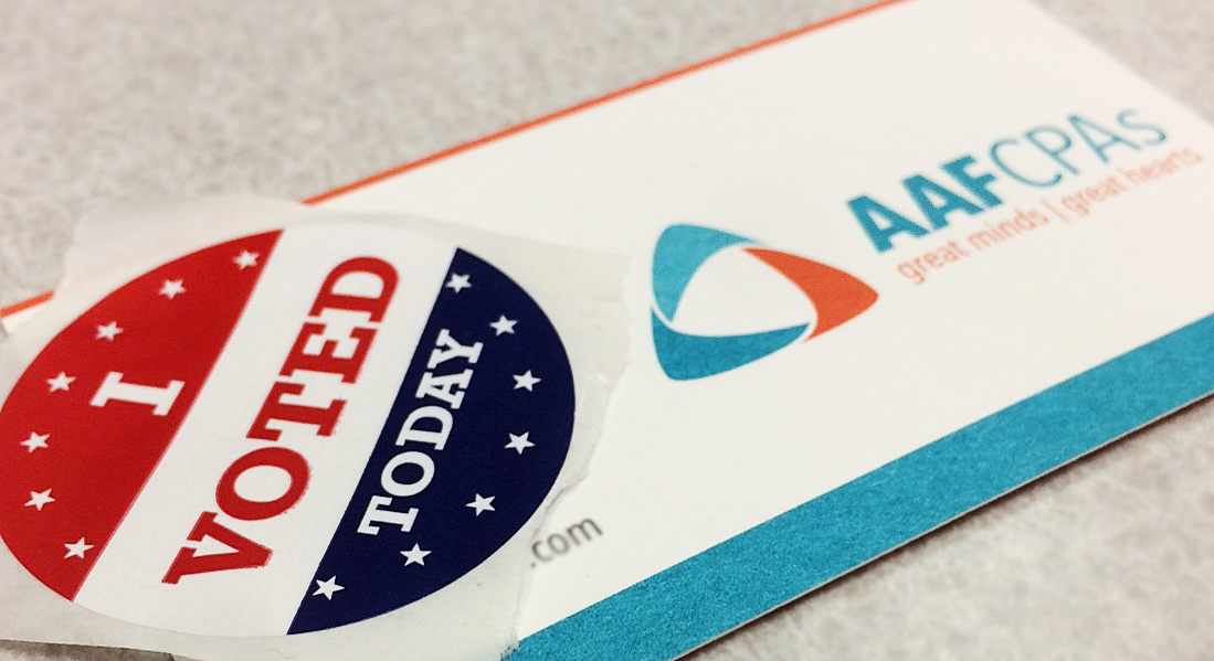 AAFCPAs Voted Sticker