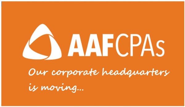 AAFCPAs corporate headquarters is moving