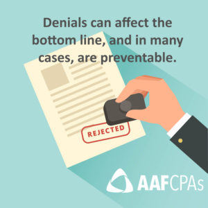 Third-Party Payer Denials can affect the bottom line, and in many cases are preventable