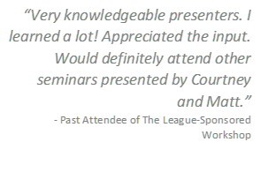 Quote: "Very knowledgeable presenters" - Past Attendee