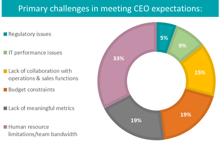 Primary Challenges in CFOs Meeting CEO Expectations
