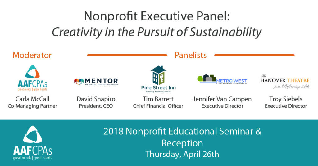 2018 AAFCPAs Nonprofit Panel Speakers