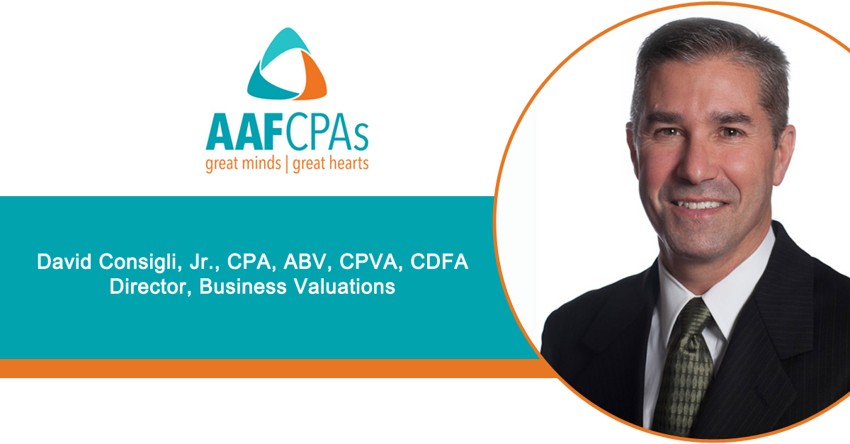 David Consigli Jr., CPA, CPVA, CDFA