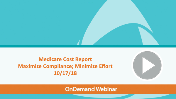AAFCPAs Medicare Cost Report Webinar OnDemand