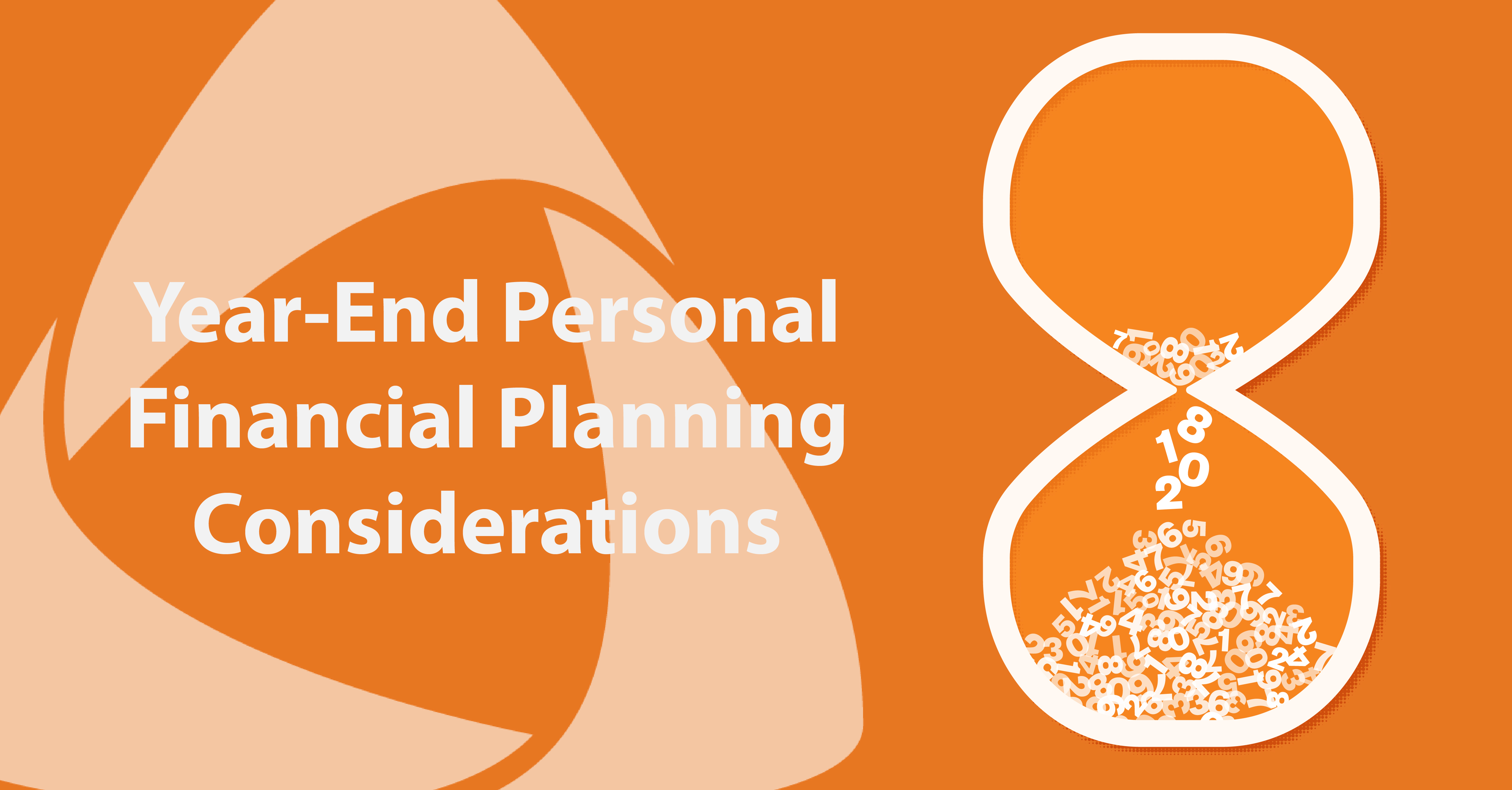 Year-End Personal Financial Planning Considerations