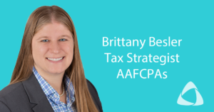 Brittany Besler, Tax Strategist, AAFCPAs