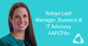 Robyn Leet, Manager, AAFCPAs