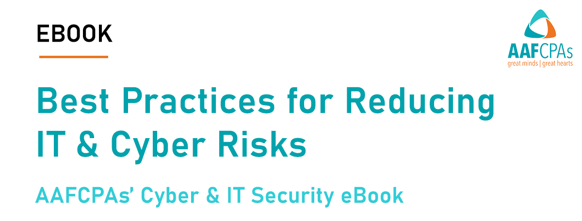 eBook: Best Practices for Reducing IT & Cyber Risks