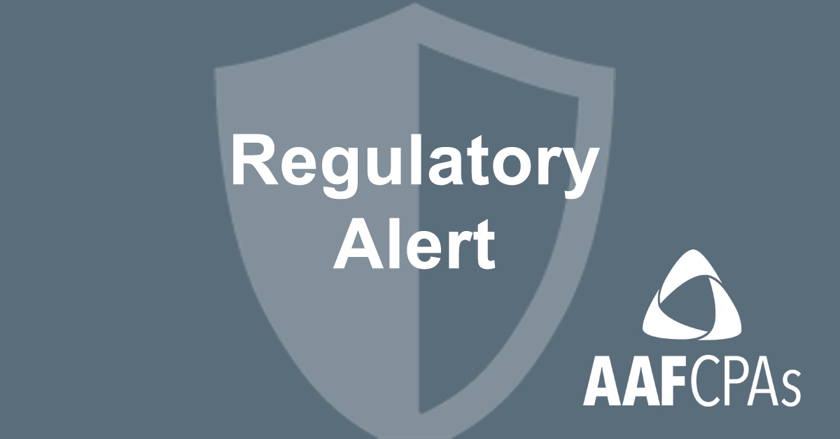 Regulatory Alert