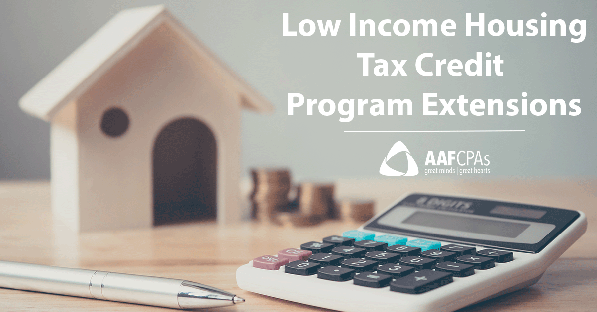 Low Income Housing Tax Credit Program Extensions
