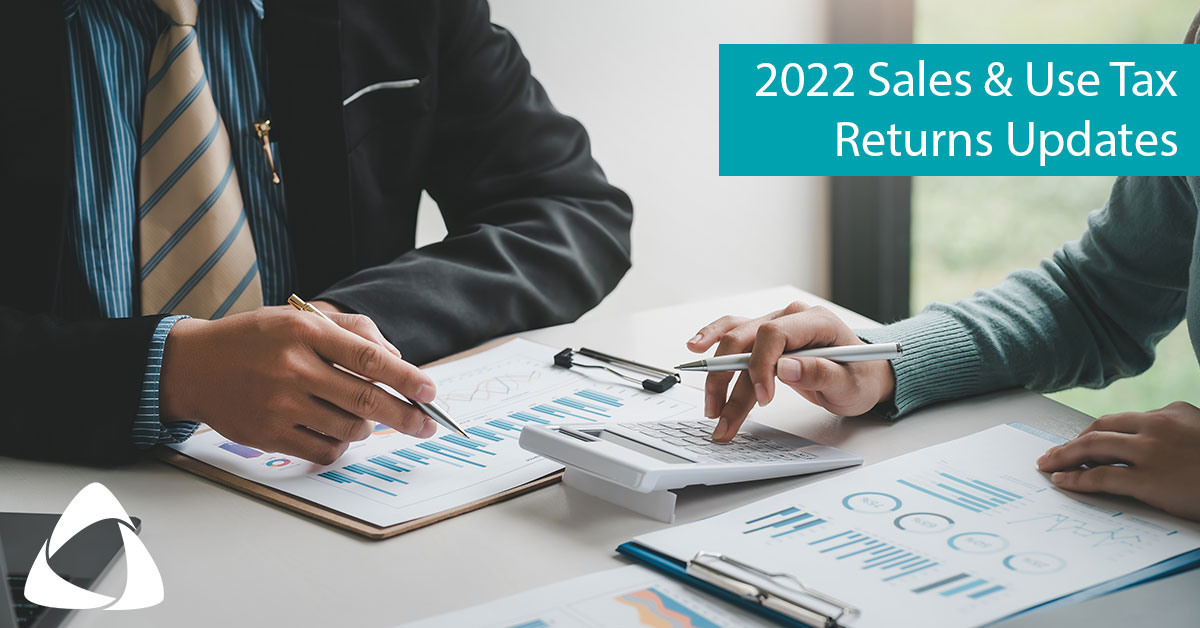 DOR Update: 2022 Sales & Use Tax Returns Changes