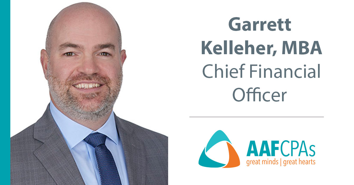 Garrett Kelleher Returns to AAFCPAs as CFO