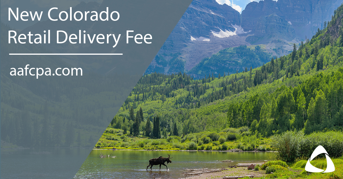 New Colorado Retail Delivery Fee