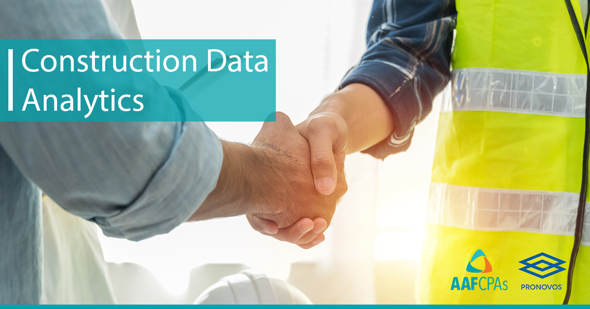 ProNovos and AAFCPAs Bring Construction Data Analytics to Contractors in Massachusetts and New Hampshire