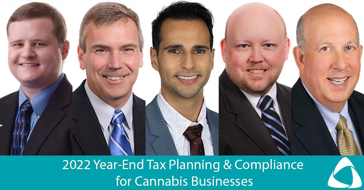 Watch Now: 2022 Year-End Tax Planning & Compliance for Cannabis Businesses