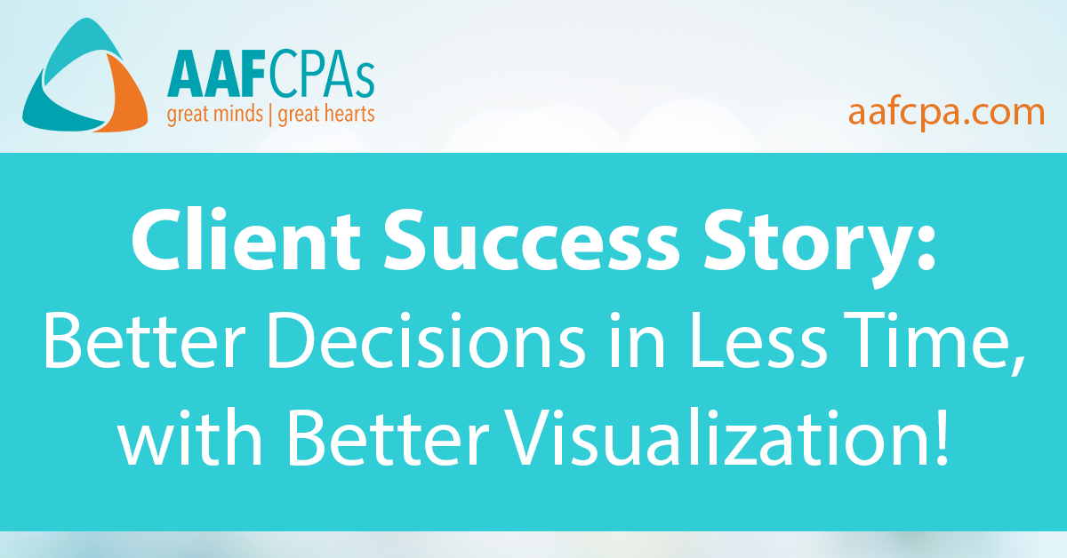 Client Success Story: Better Decisions in Less Time, with Better Visualization!