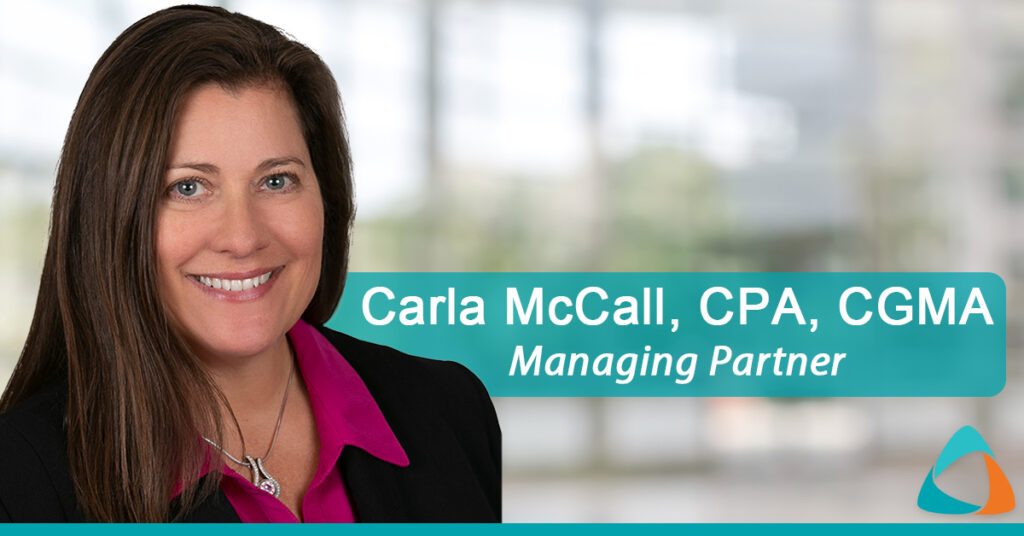 Carla McCall, CPA, CGMA, Managing Partner