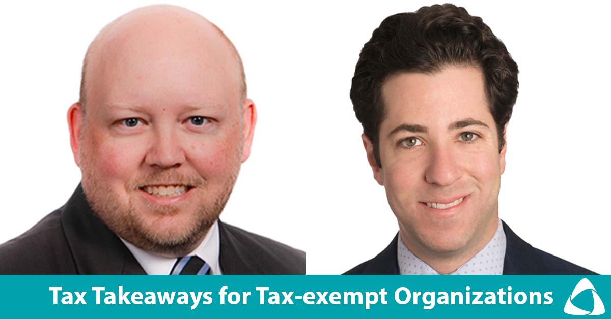 Tax Takeaways for Tax-exempt Organizations