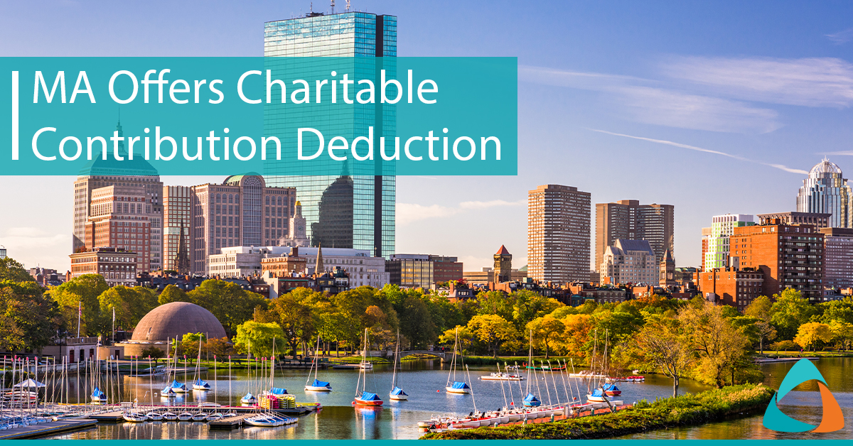 Massachusetts Offers Charitable Contribution Deduction