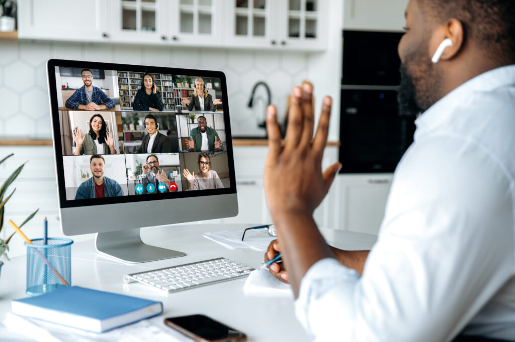 Video call, online conference.