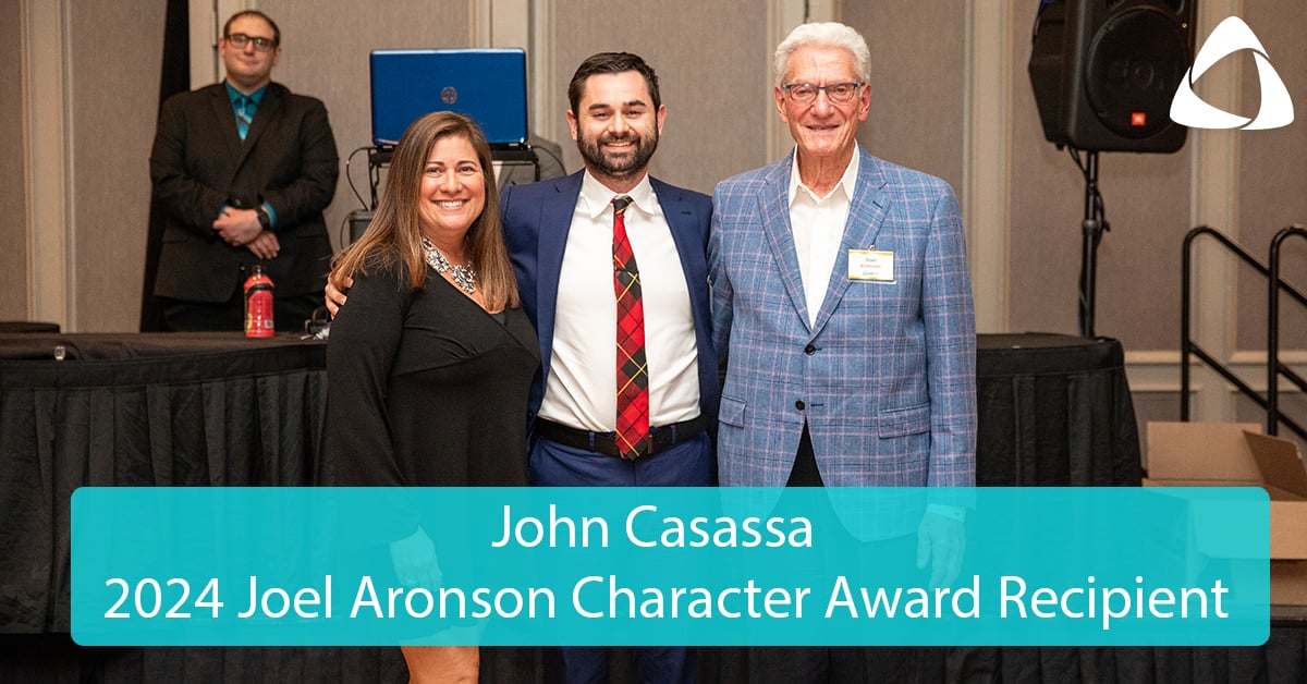 John Casassa 2024 Joel Aronson Character Award