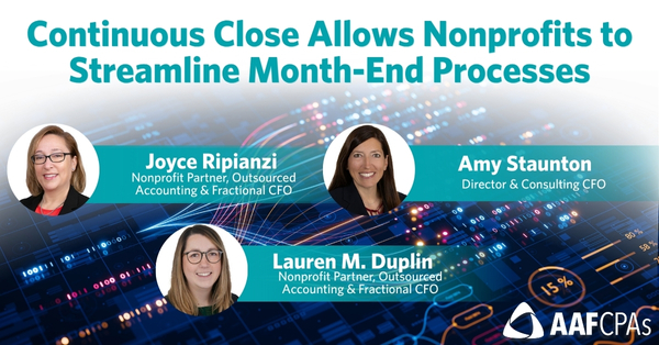 Continuous Close Allows Nonprofits to Streamline Month-End Processes