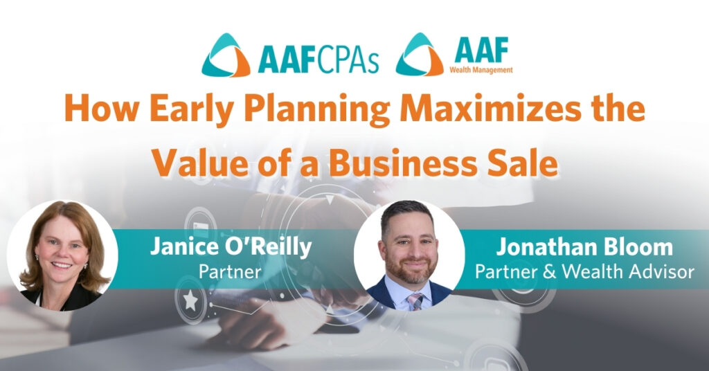How Early Planning Maximizes the Value of a Business Sale