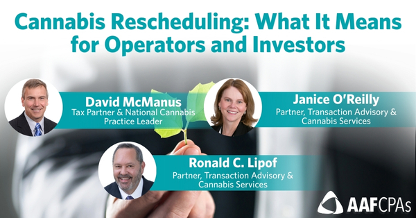 Cannabis Rescheduling: What It Means for Operators and Investors