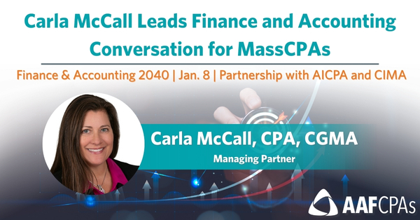 Carla McCall Leads Finance and Accounting Conversation for MassCPAs