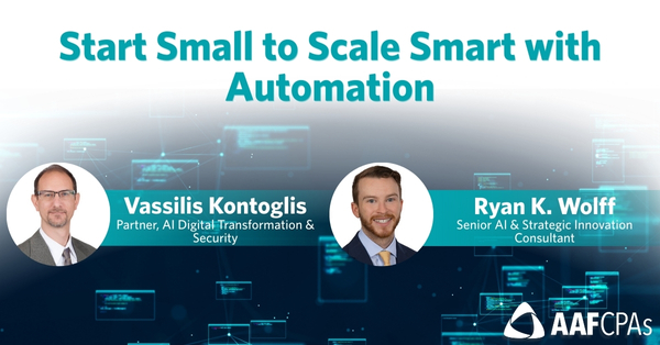 Start Small to Scale Smart with Automation