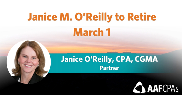Janice M. O’Reilly to Retire March 1