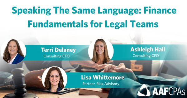 Speaking The Same Language Finance Fundamentals for Legal Teams