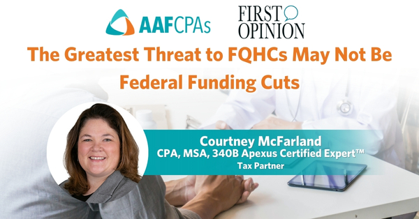 The greatest threat to federally qualified health centers may not be federal funding cuts