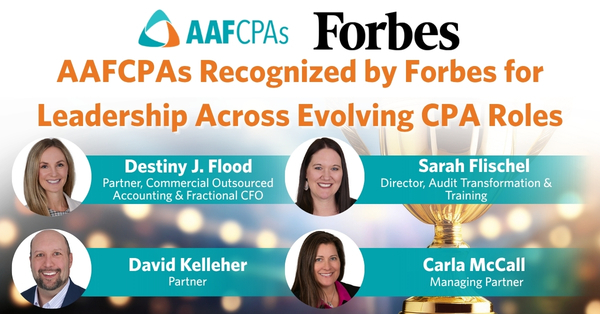 AAFCPAs Recognized by Forbes for Leadership Across Evolving CPA Roles