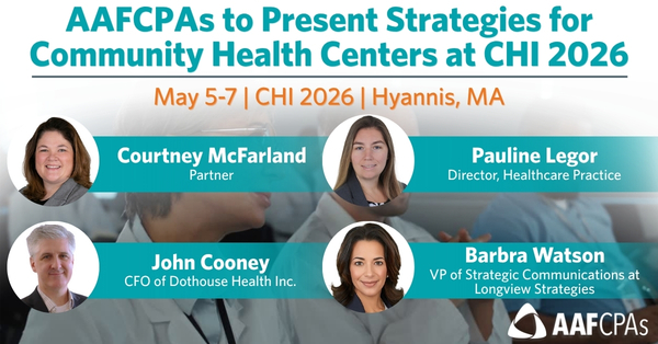 AAFCPAs to Present Strategies for Community Health Centers at CHI 2026