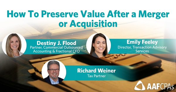 How To Preserve Value After a Merger or Acquisition