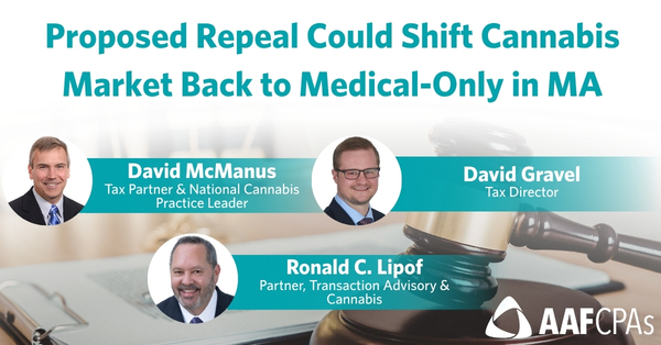 Proposed Repeal Could Shift Cannabis Market Back to Medical-Only in MA