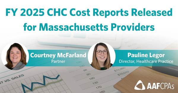 FY 2025 CHC Cost Reports Released for Massachusetts Providers