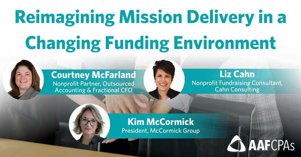 Reimagining Mission Delivery in a Changing Funding Environment