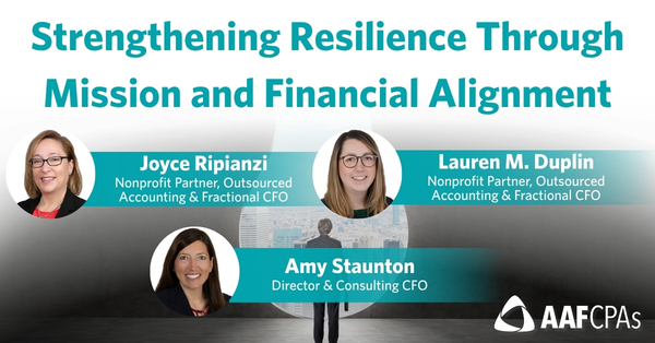 Strengthening Resilience Through Mission and Financial Alignment